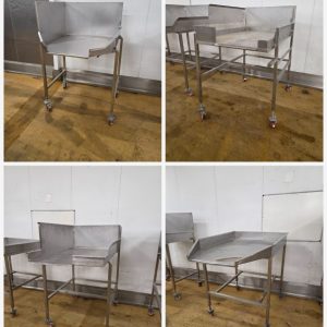 Assorted Stainless Steel Unloading Tables